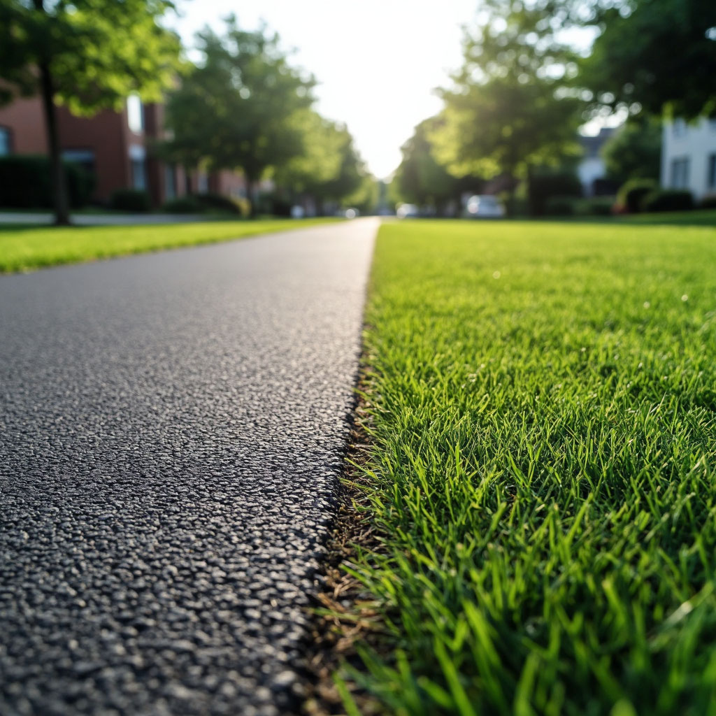 асфальт или рулонный газон